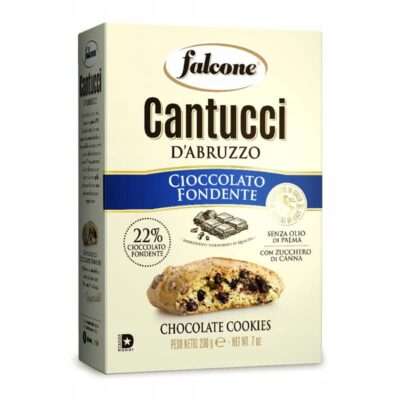 Falcone Nonna Cantucci włoskie ciastka z czekoladą fondente 200g