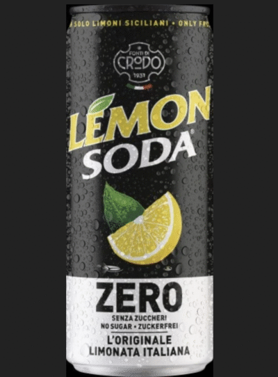 LEMON SODA Cytryna Zero 330ml Fonti Di Crodo