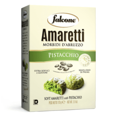 Falcone Nonna Amaretti Soft Pistacchio włoskie ciastka z pistacjami 170g