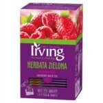 IRVING herbata ZIELONA MALINOWA green tea 20 kopertek