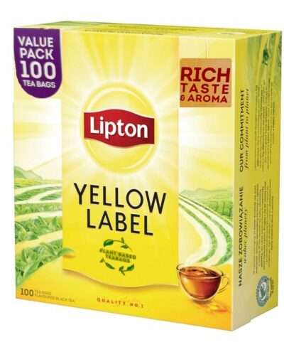 LIPTON 100 SASZETEK HERBATA EKSPRESOWA