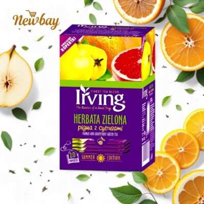 Herbata zielona Pigwa z Cytrusami Irving 20 kopertek