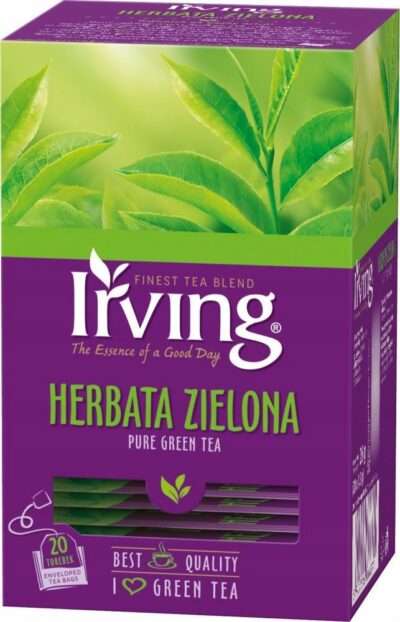 Herbata Irving zielona ekspresowa Irving 20 kopertek 30 g