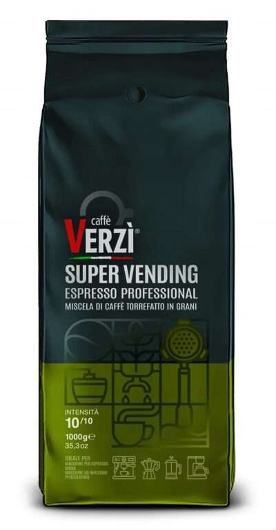 Caffe Verzi Super Vending Espresso Professional 1 kg – Intensywność 10/10