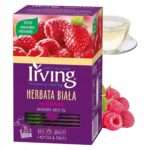 Herbata biała malinowa ekspresowa Irving 20 kopertek 30 g