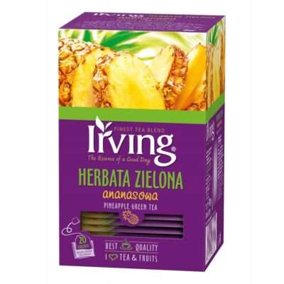 IRVING Herbata Zielona Ananas Green Tea 20 kopertek