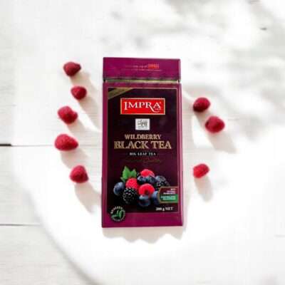 Herbata czarna liściasta Owoce Leśne Impra Tea 200 g Herbaciana Puszka