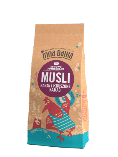 Musli Banan i Kruszone Kakao 250g z Innej Bajki